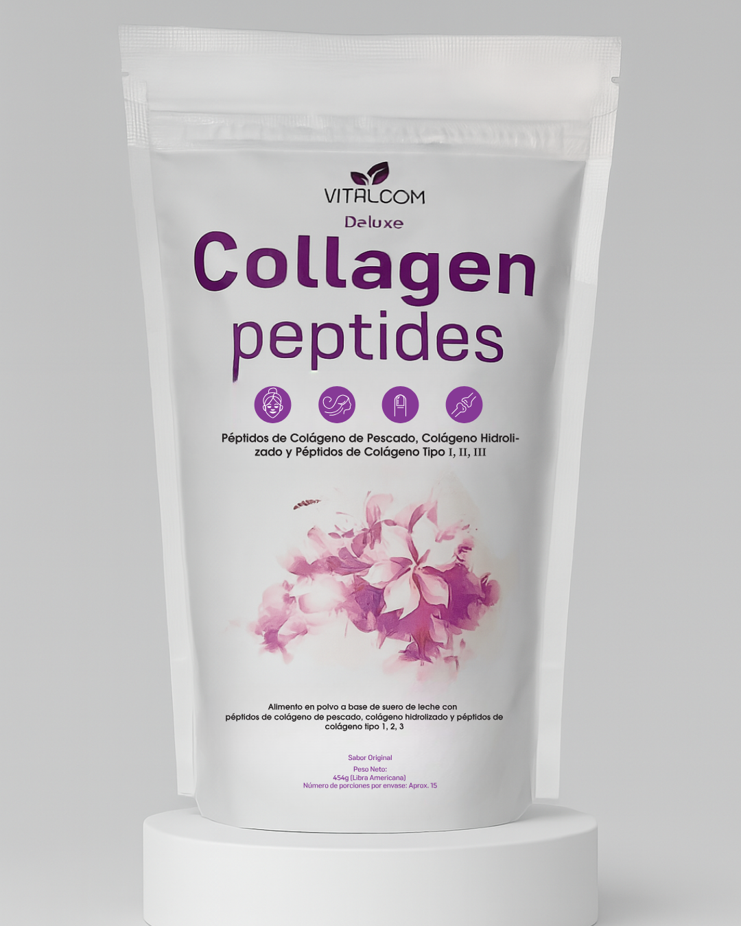 Colágeno hidrolizado tipo I, II y III Deluxe